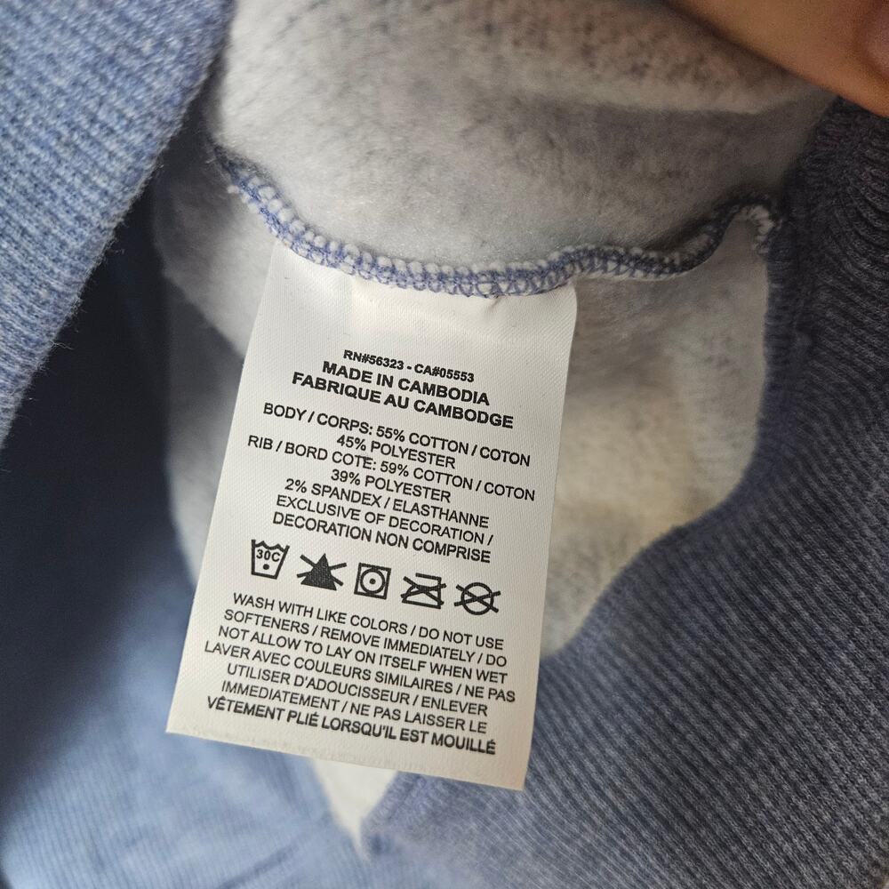 Nike Cropped Hoodie Womens Small Blue Fleece Training Pullover - Picture 5 of 8